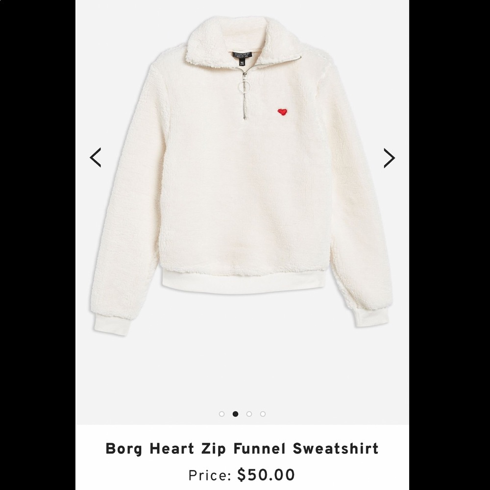 Super fuzzy & cute sweatshirt!